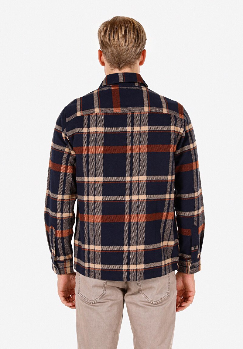 Показати інформацію про Сорочка З Довгим Рукавом Чоловіча Синя  Cl1070833