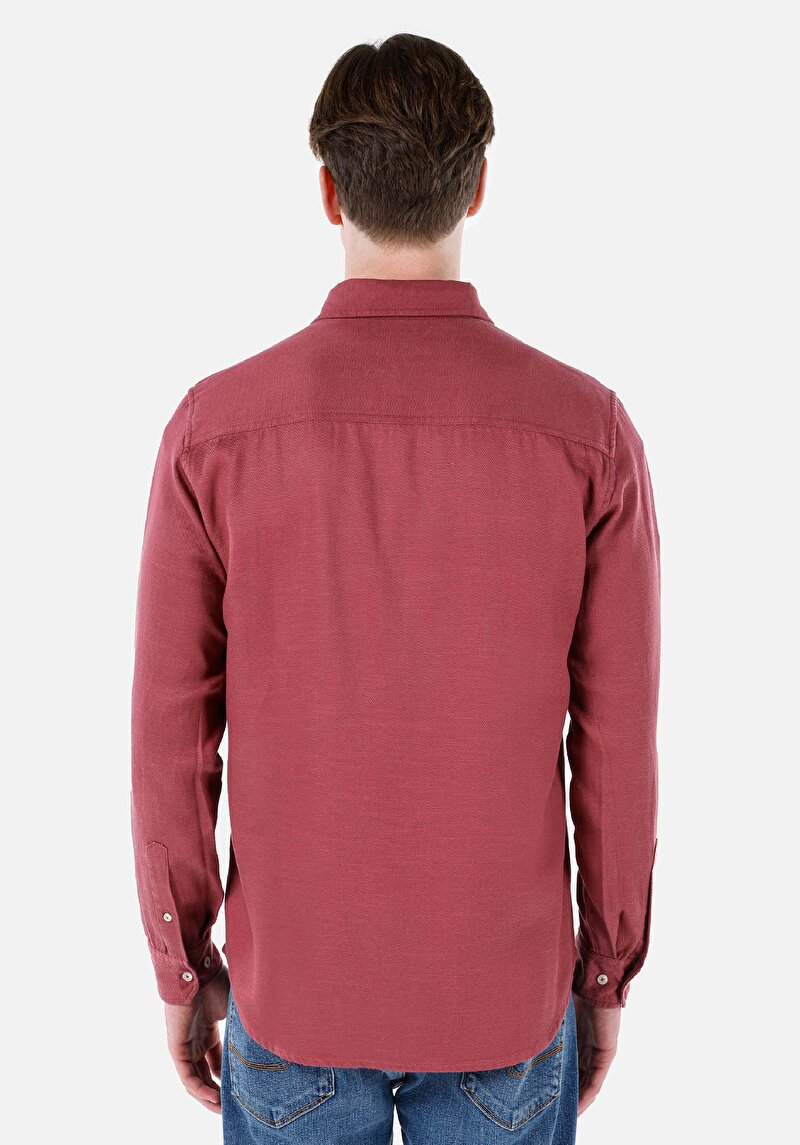 Показати інформацію про Сорочка З Довгим Рукавом Чоловіча Рожева  Cl1066931