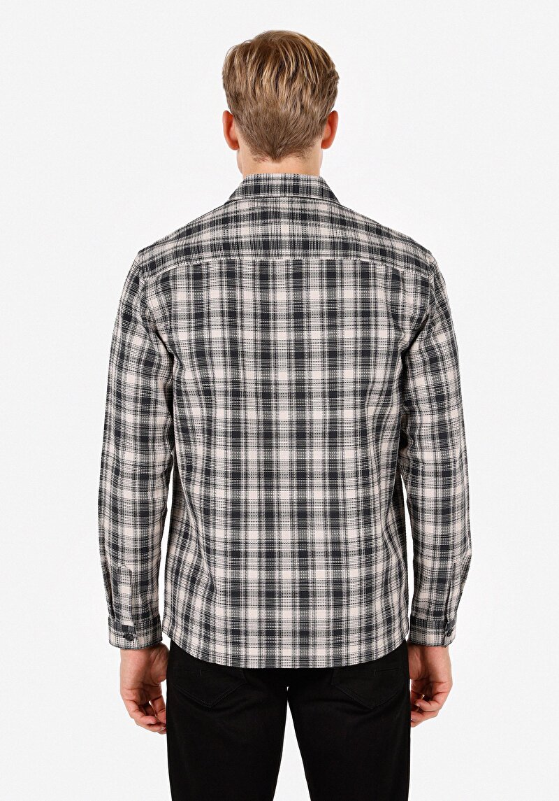 Показати інформацію про Сорочка З Довгим Рукавом Чоловіча Чорна  Cl1070834