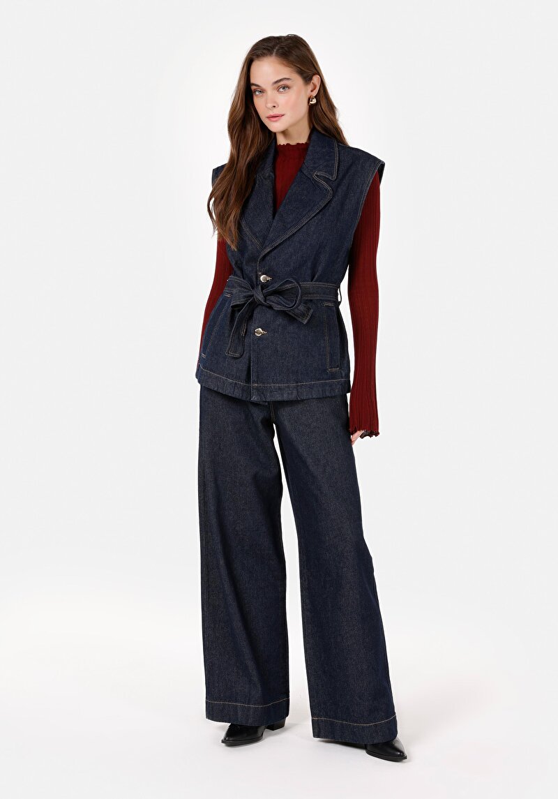 Зображення Джинси Жіночі Блакитні Класичного Крою Cl1071525