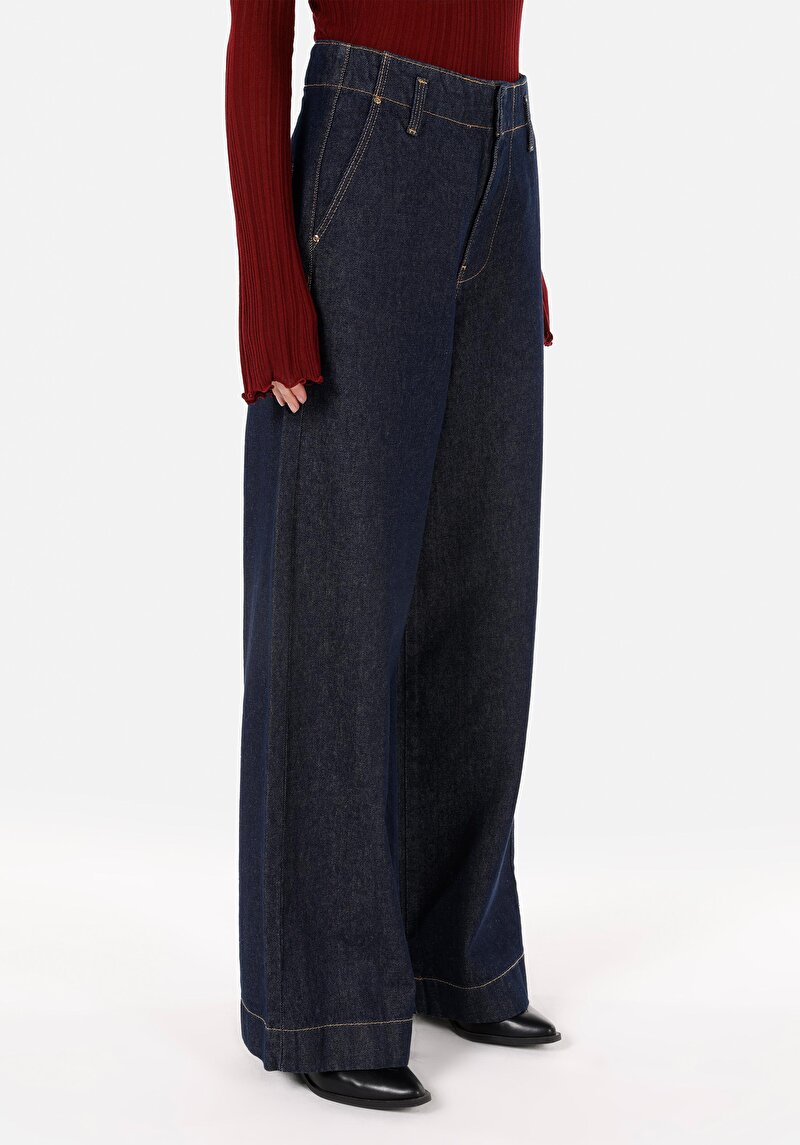 Зображення Джинси Жіночі Блакитні Класичного Крою Cl1071525