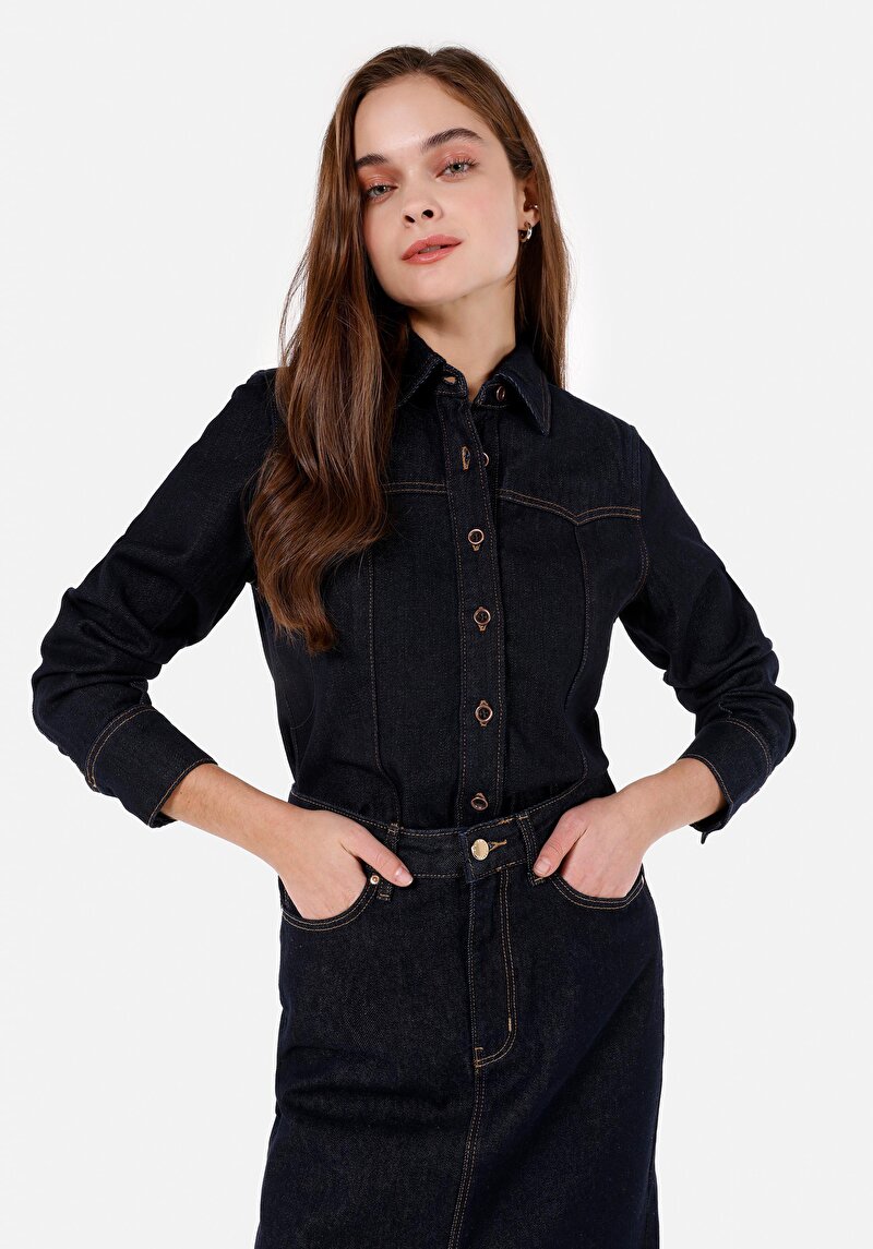 Зображення 480 Bovary Сорочка З Довгим Рукавом Жіноча Блакитна Cl1071527