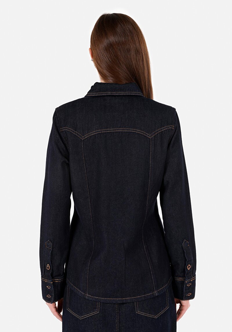 Показати інформацію про 480 Bovary Сорочка З Довгим Рукавом Жіноча Блакитна  Cl1071527