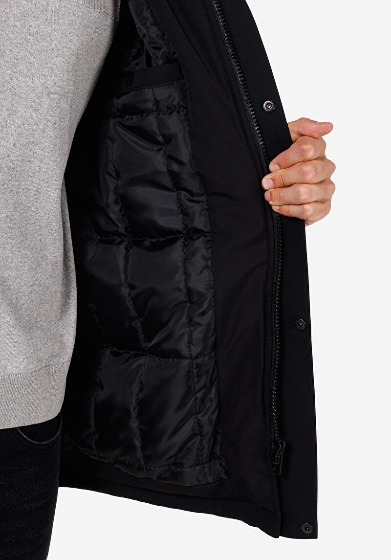 Показати інформацію про Пальто Чоловіче Чорне  Cl1071216