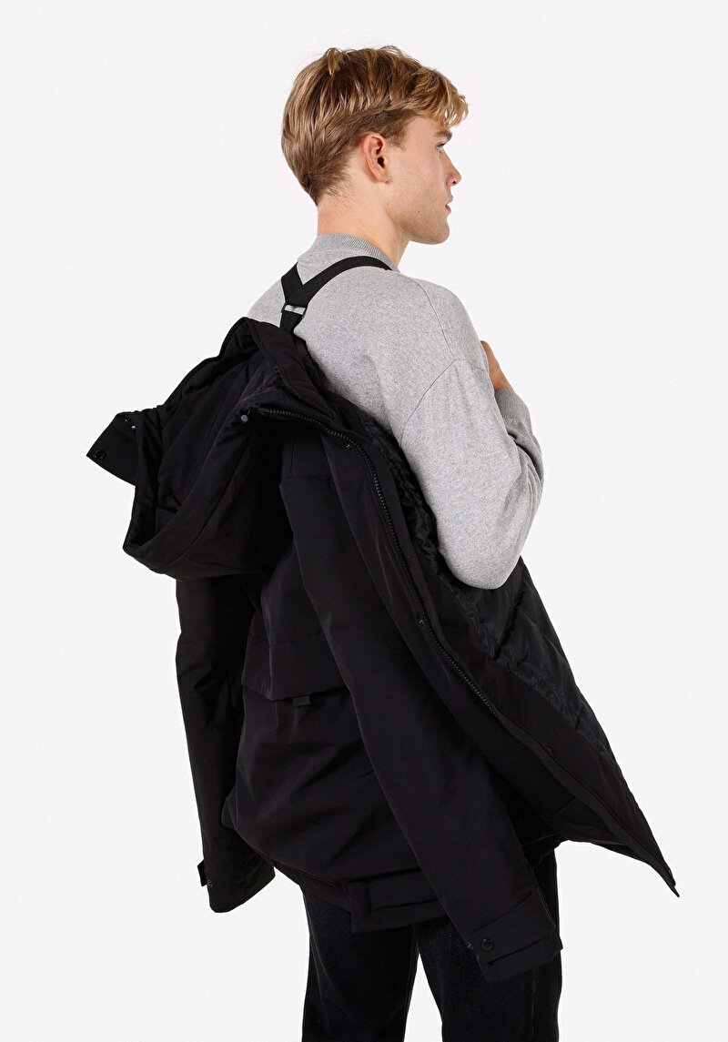 Показати інформацію про Пальто Чоловіче Чорне  Cl1071216