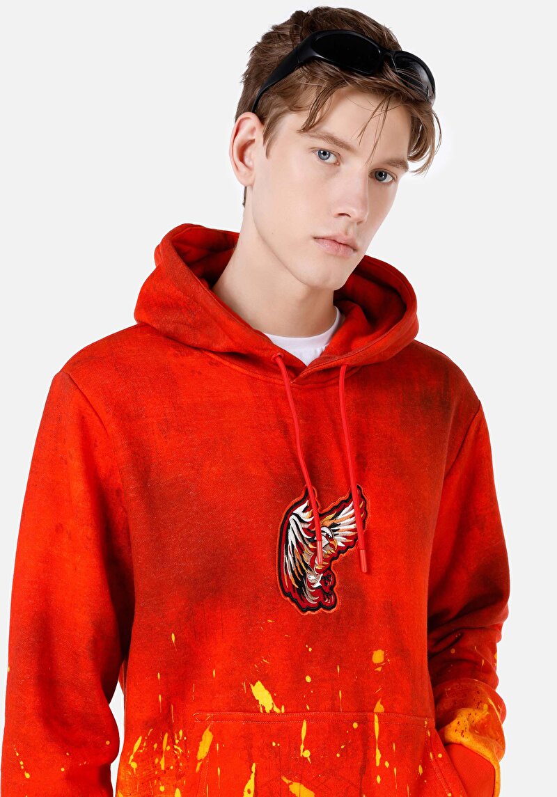 Показати інформацію про Толстовка Чоловіча Помаранчева  Cl1066979