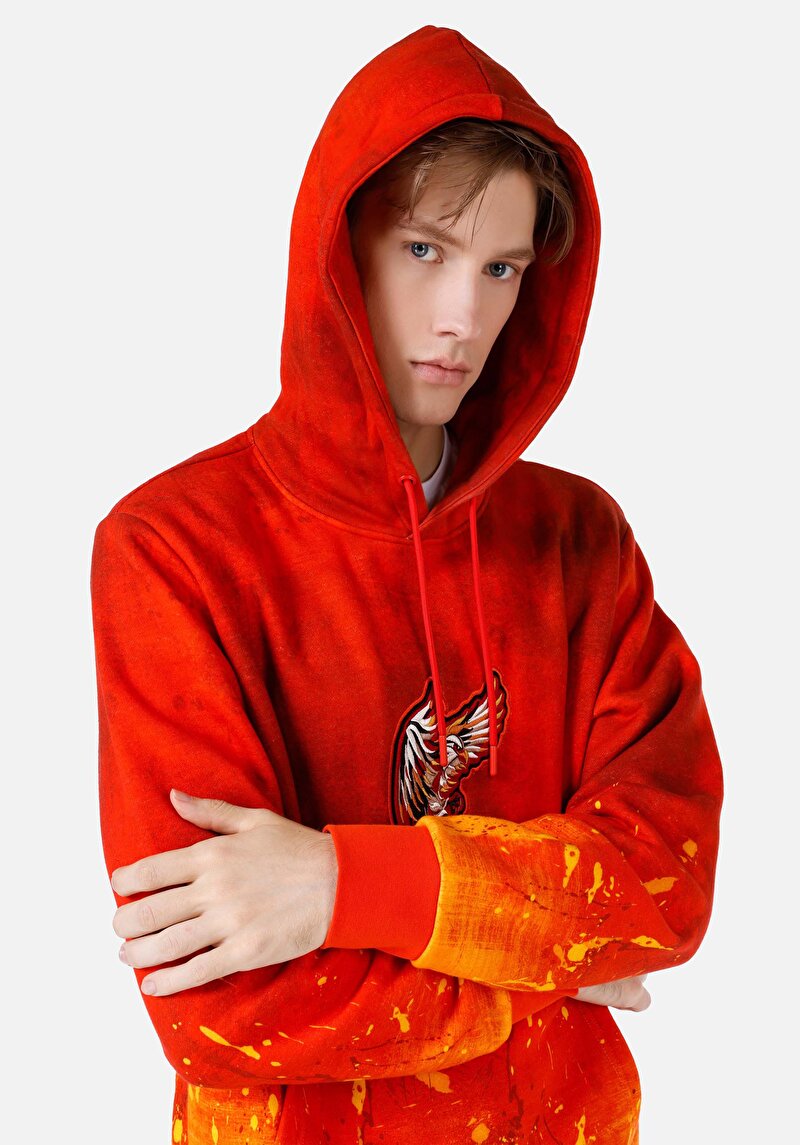 Показати інформацію про Толстовка Чоловіча Помаранчева  Cl1066979