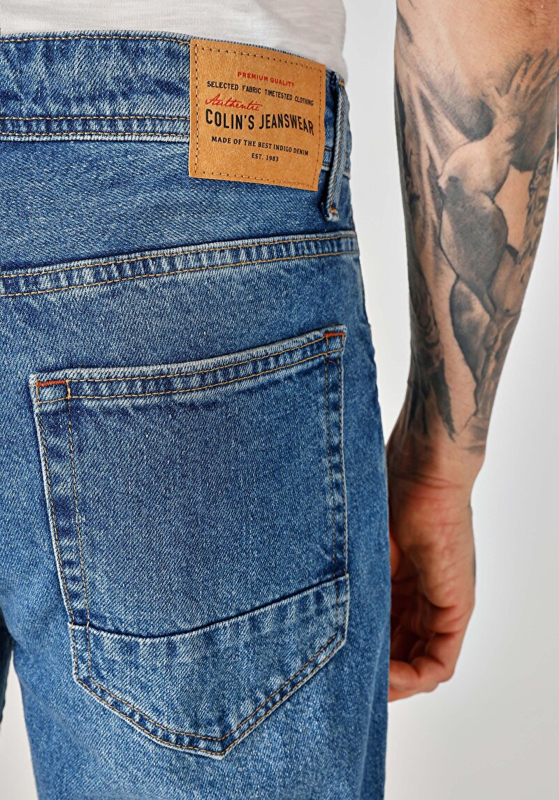 Показати інформацію про 045 David Джинси Чоловічі Блакитні Класичного Крою Cl1062415