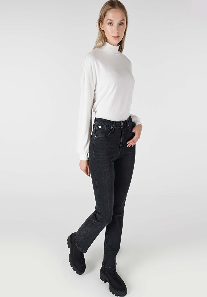 Зображення 797 Adel Джинси Жіночі Чорні Кльош Cl1065375