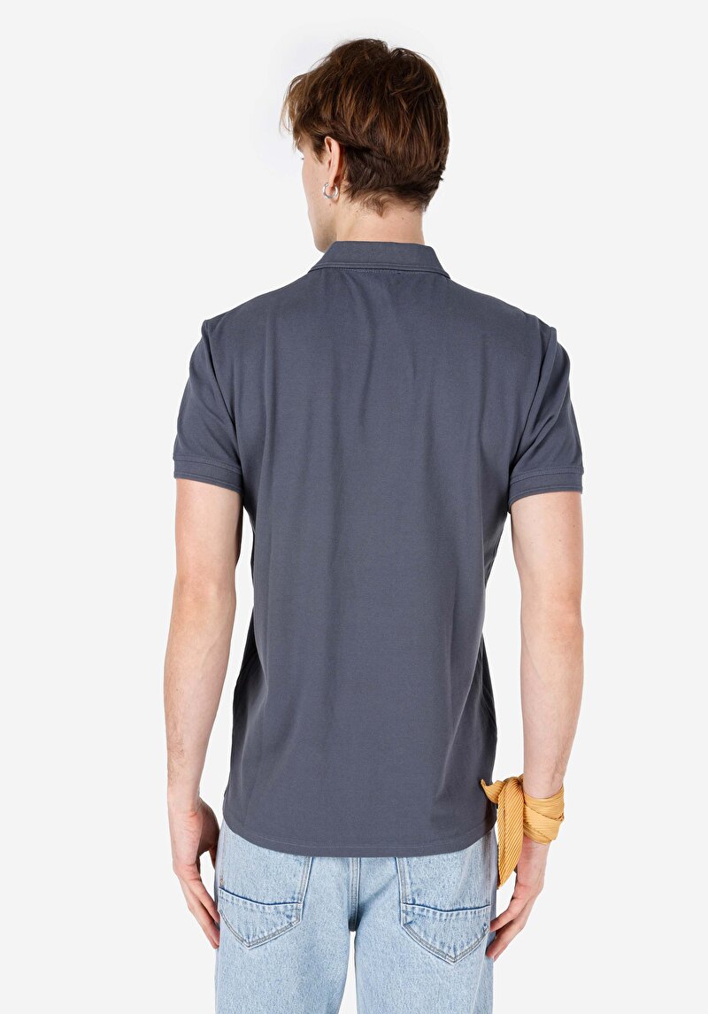 Показати інформацію про Поло З Коротким Рукавом Чоловіче Блакитне  Cl1068265