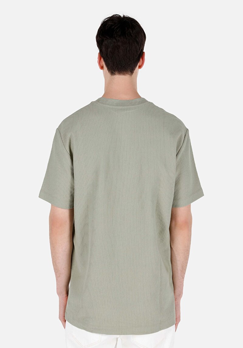 Показати інформацію про Футболка З Коротким Рукавом Чоловіча Зелена  Cl1068266