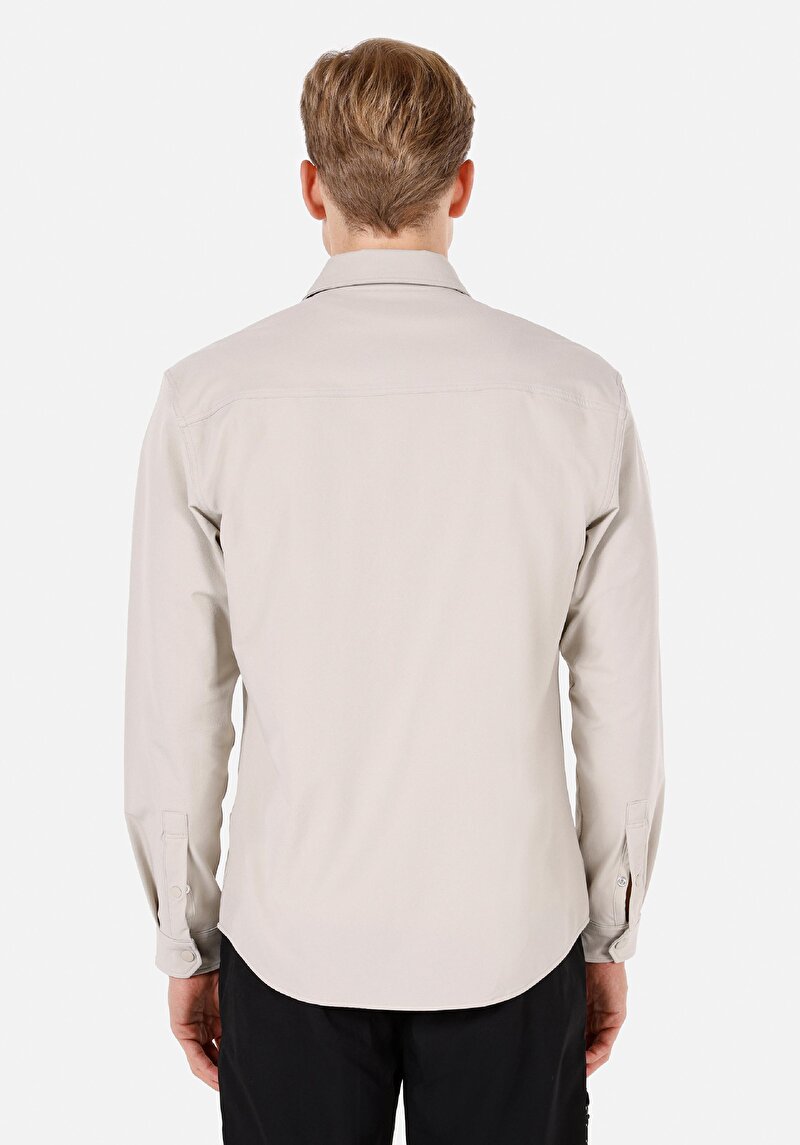 Показати інформацію про Сорочка З Довгим Рукавом Чоловіча Сіра  Cl1071532