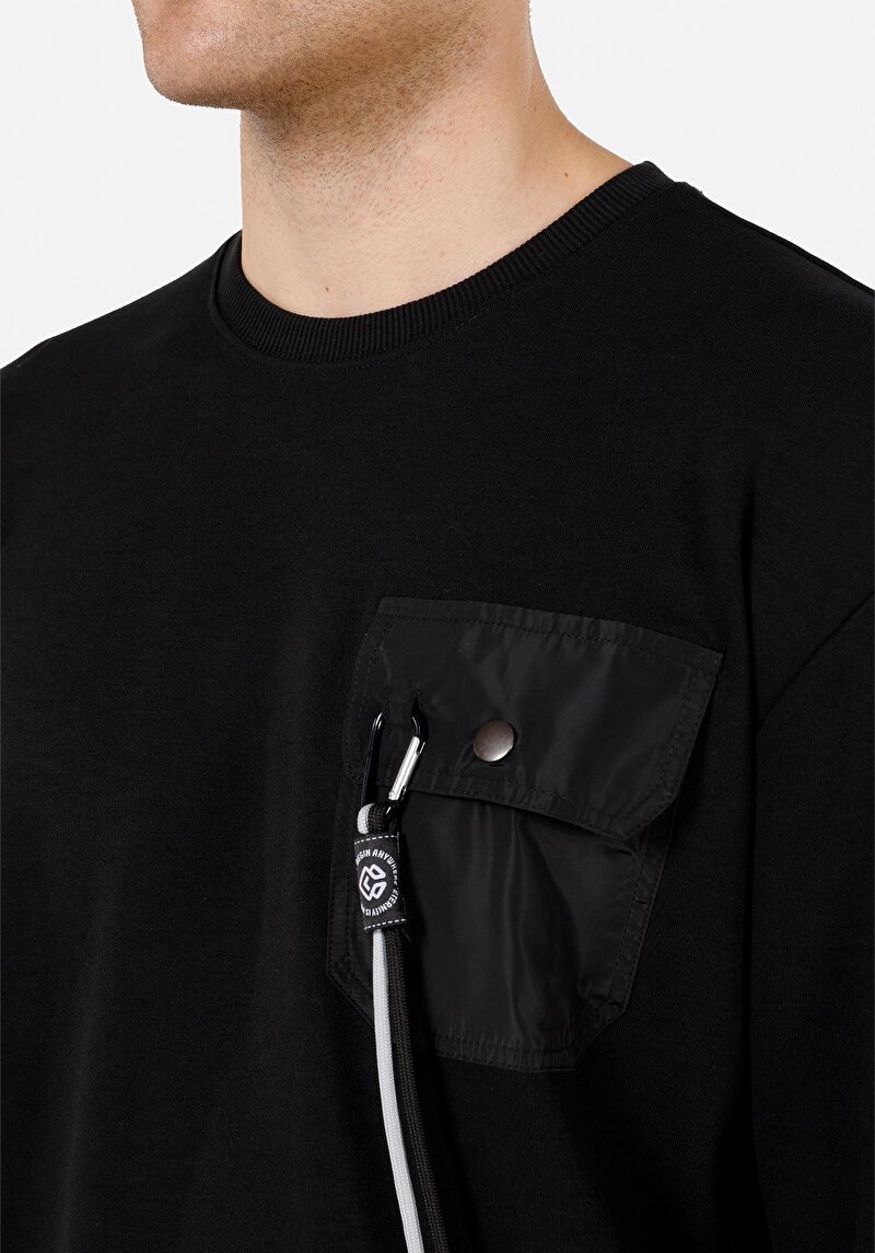 Показати інформацію про Толстовка Чоловіча Чорна  Cl1071222