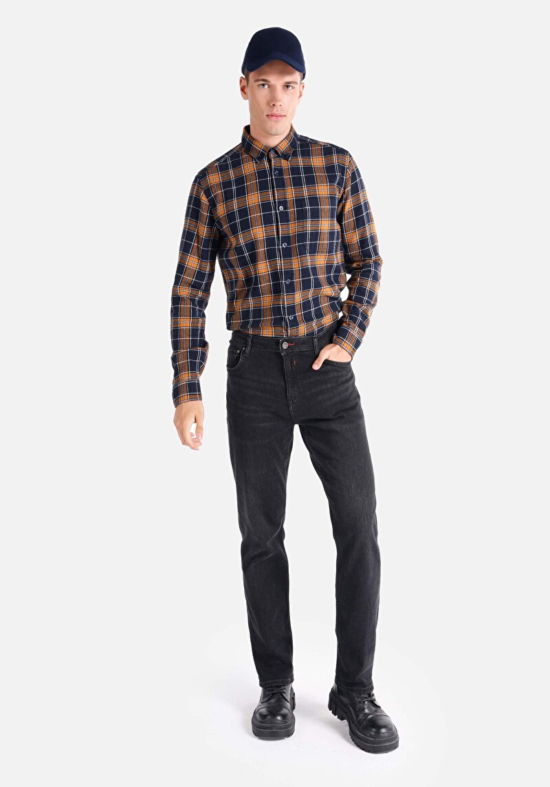 Зображення 045 David Джинси Чоловічі Чорні Класичного Крою Cl1065411