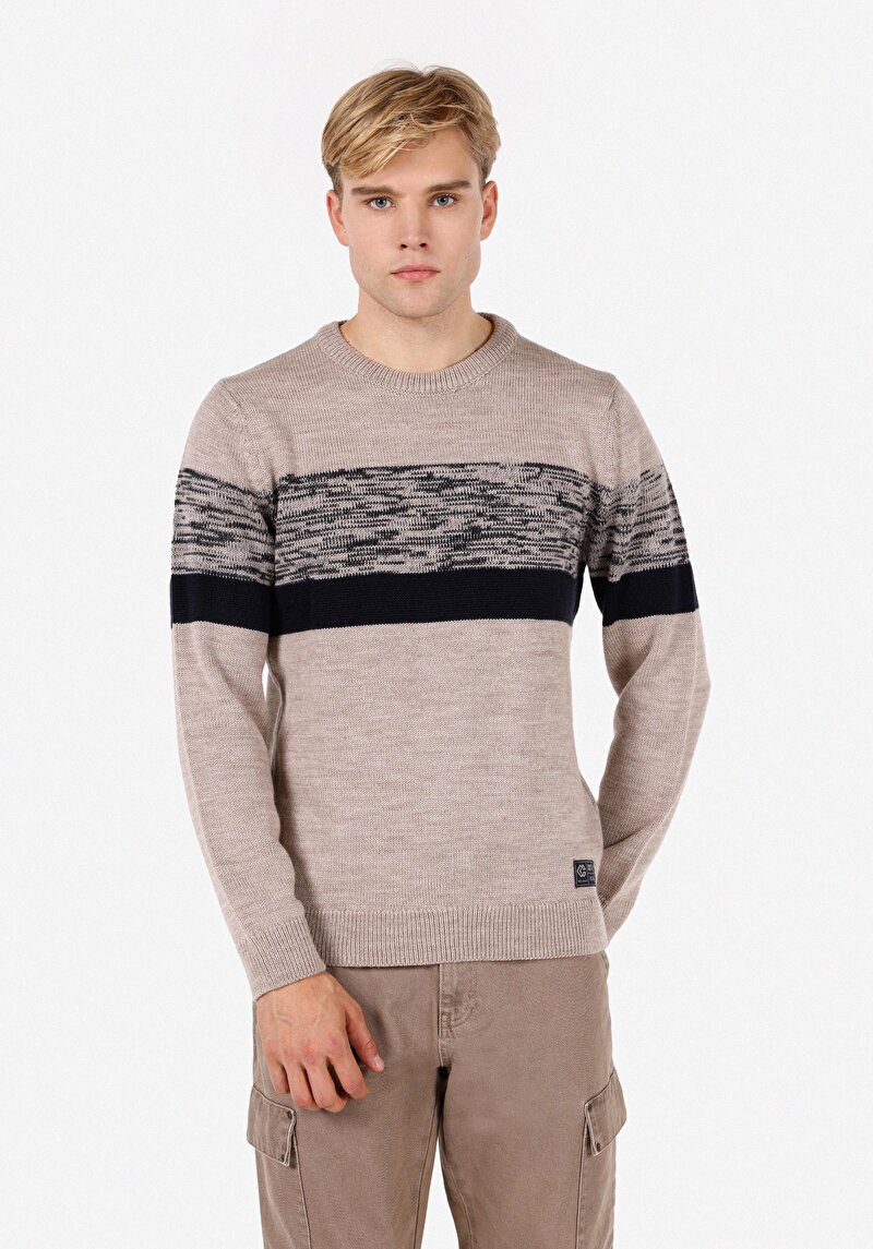 Зображення Светр Чоловічий Бежевий Cl1071564