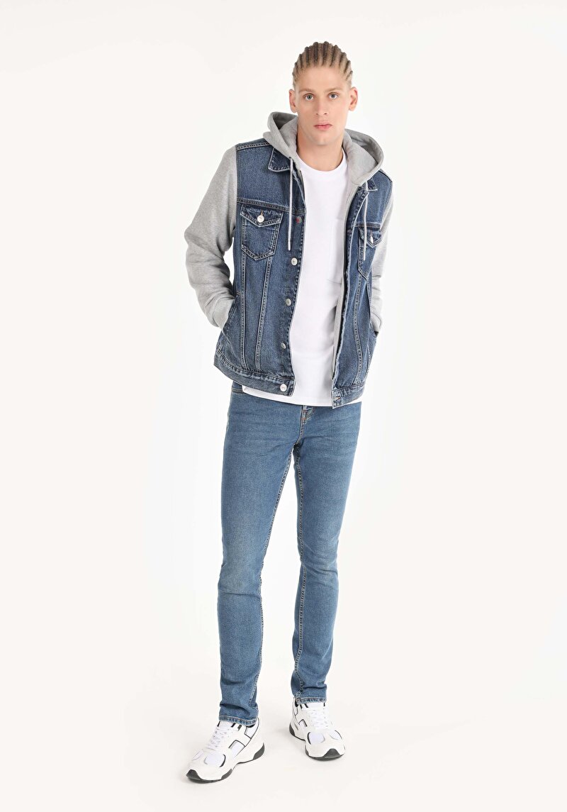 Показати інформацію про Піджак Чоловічий Блакитний  Cl1065414