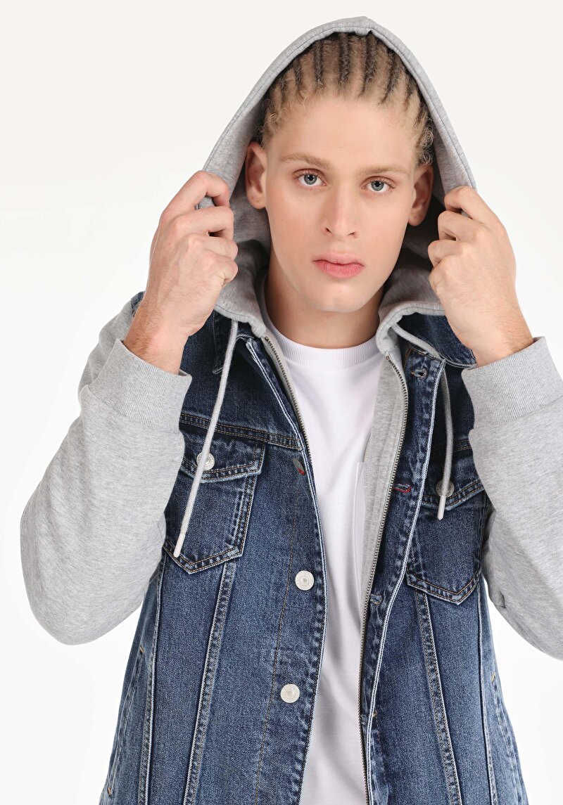 Показати інформацію про Піджак Чоловічий Блакитний  Cl1065414