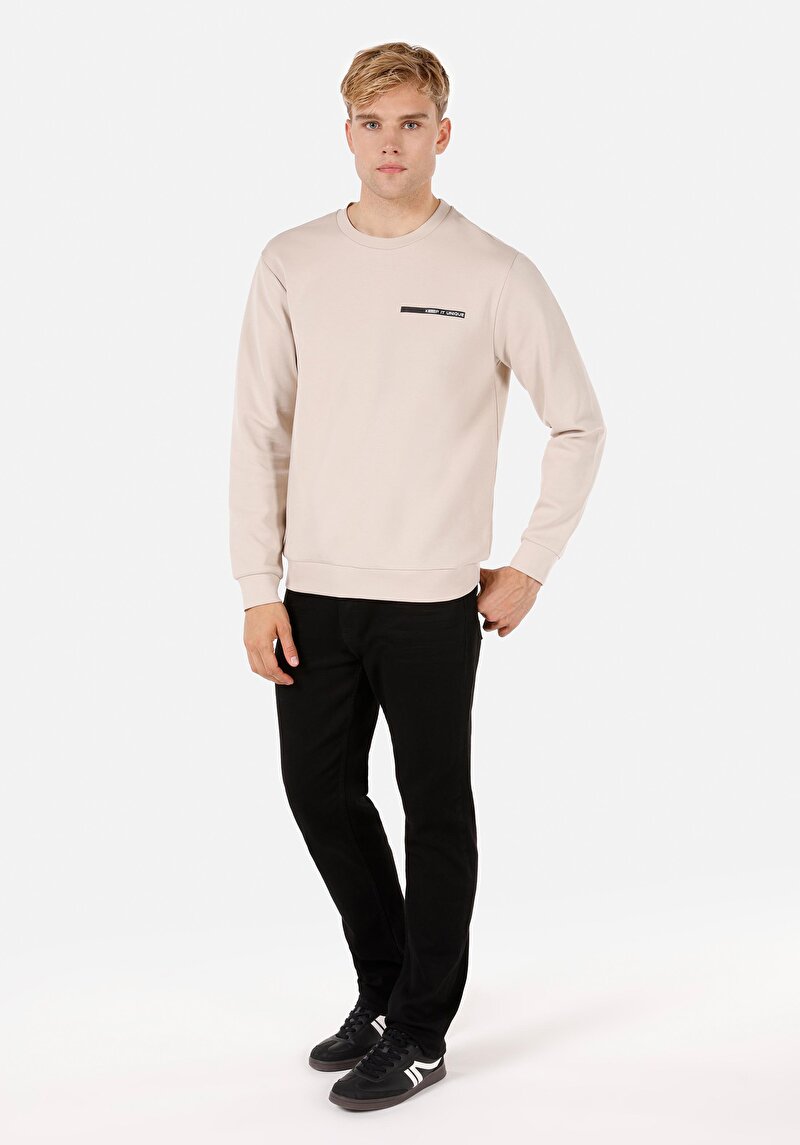 Показати інформацію про Футболка З Довгим Рукавом Чоловіча Бежева  Cl1071232