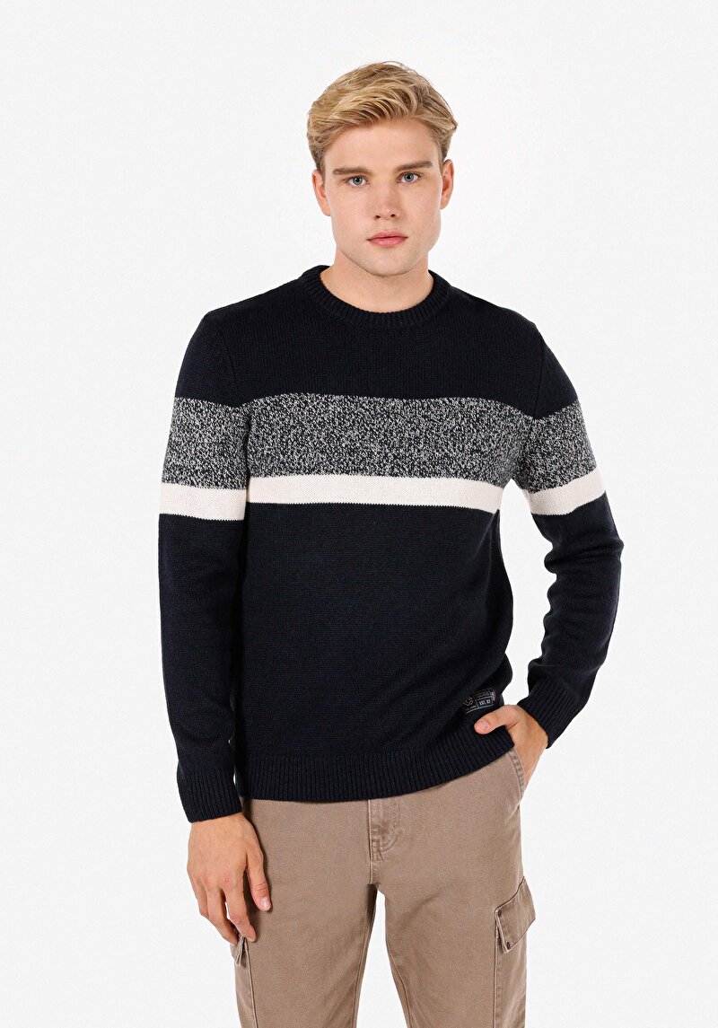 Зображення Светр Чоловічий Синій Cl1071564