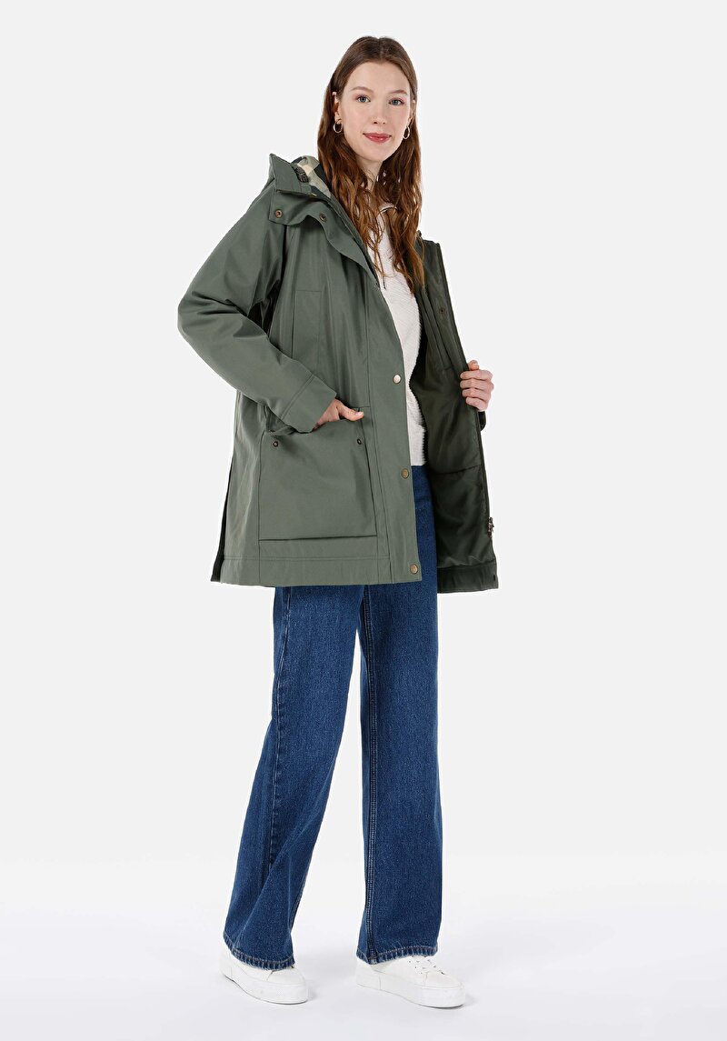 Показати інформацію про Куртка Жіноча Зелена  Cl1067112