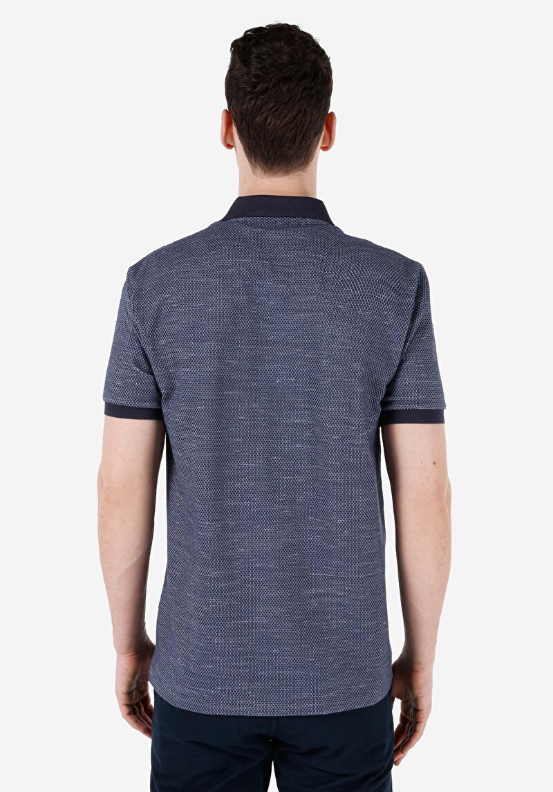 Показати інформацію про Поло З Коротким Рукавом Чоловіче Синє  Cl1068418