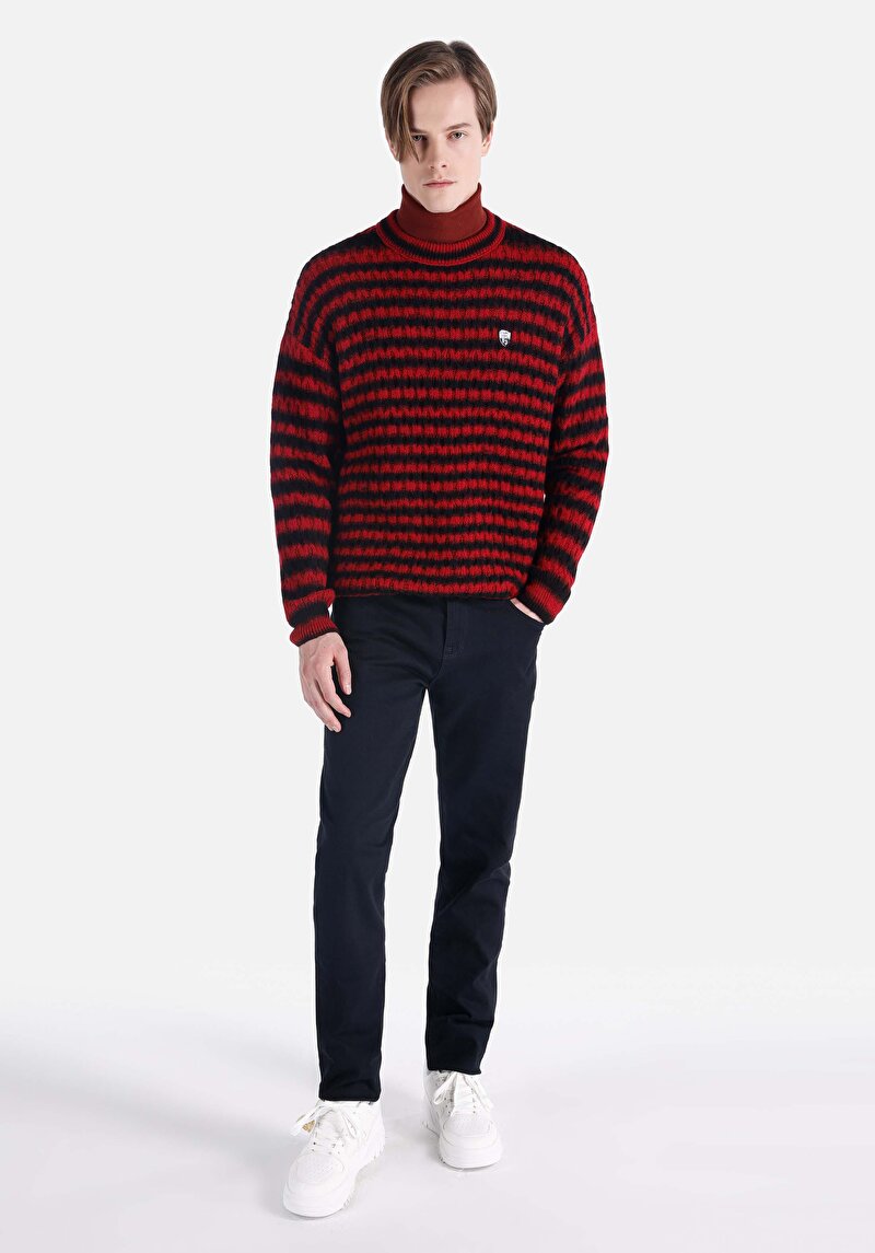 Зображення 044 Karl Джинси Чоловічі Сині Прямого Крою Cl1068511