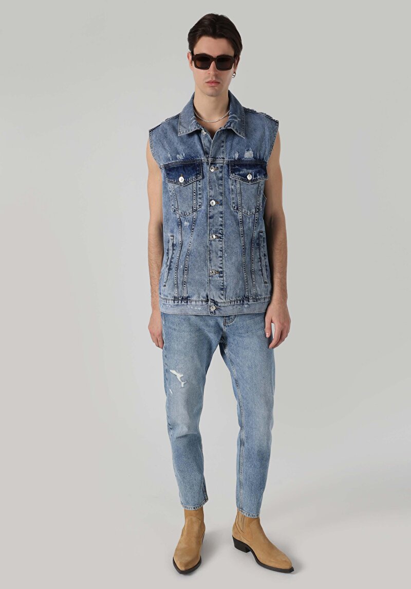 Зображення Жилет Чоловічий Блакитний Cl1062452