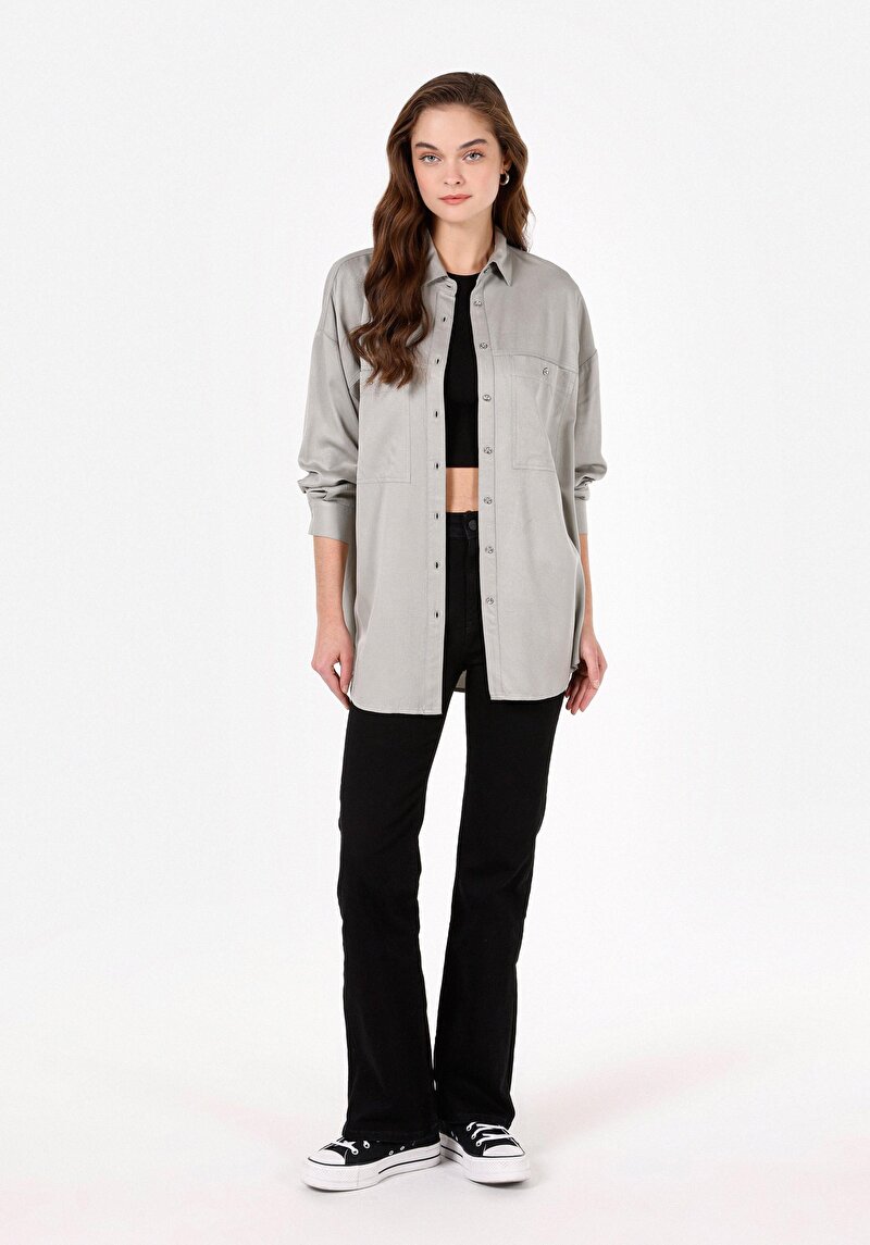 Зображення Сорочка З Довгим Рукавом Жіноча Зелена Cl1071585