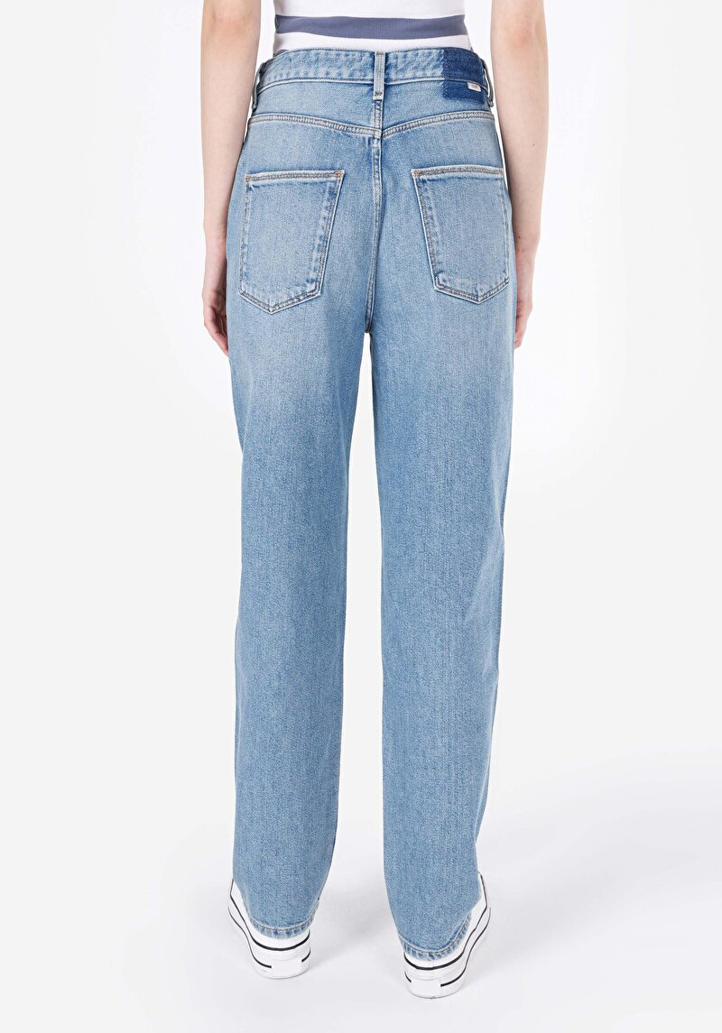 Зображення 884 Lauren Джинси Жіночі Блакитні Прямого Крою Cl1068785