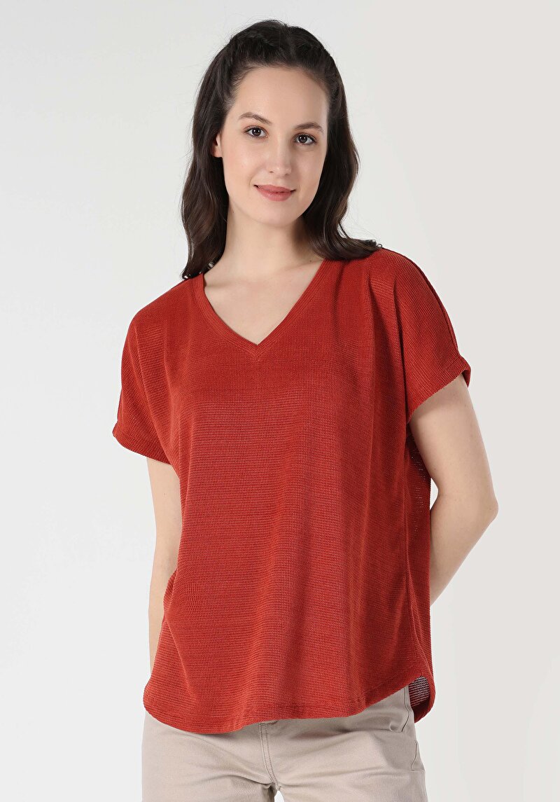 Показати інформацію про Футболка З Коротким Рукавом Жіноча Помаранчева  Cl1062478