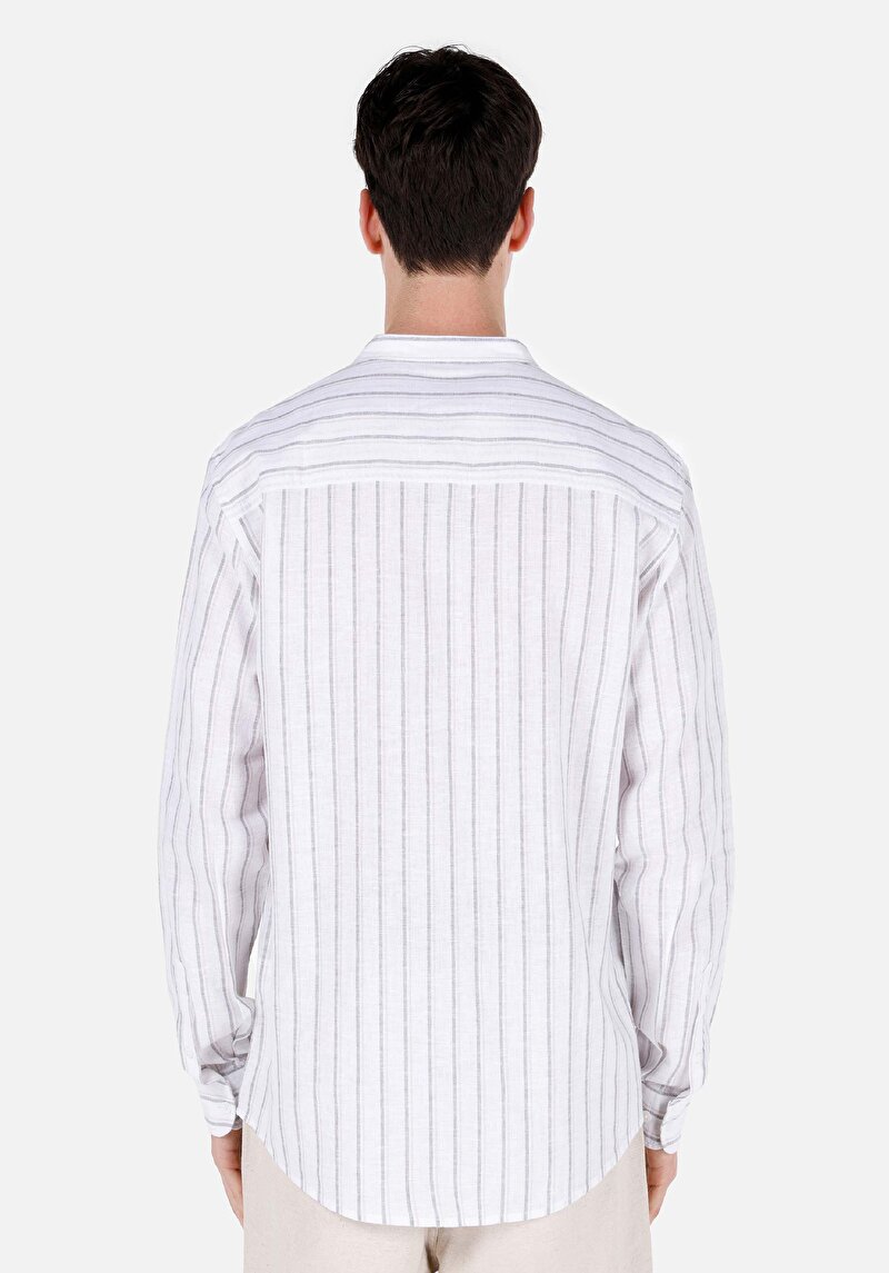 Показати інформацію про Сорочка З Довгим Рукавом Чоловіча Біла  Cl1068816