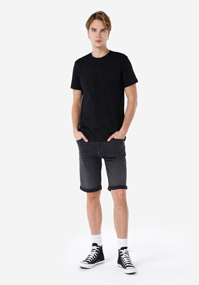 Зображення 044 Karl Шорти Чоловічі Чорні  Cl1068543