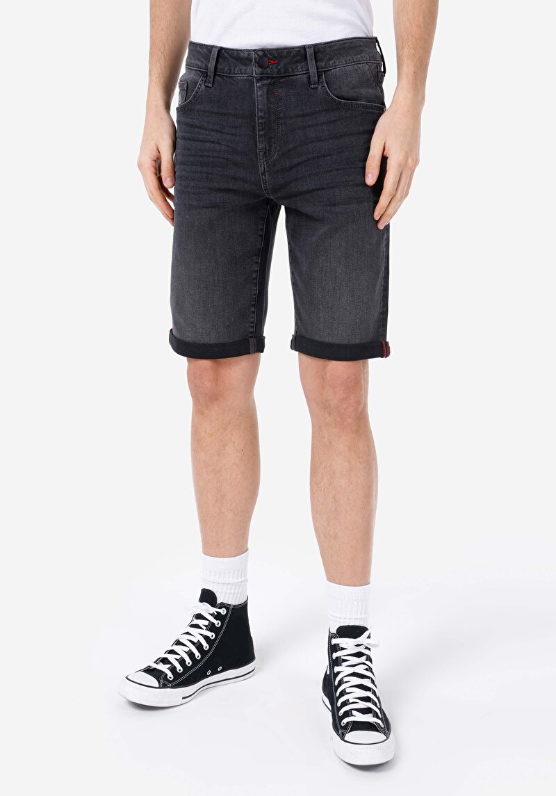 Показати інформацію про 044 Karl Шорти Чоловічі Чорні  Cl1068543