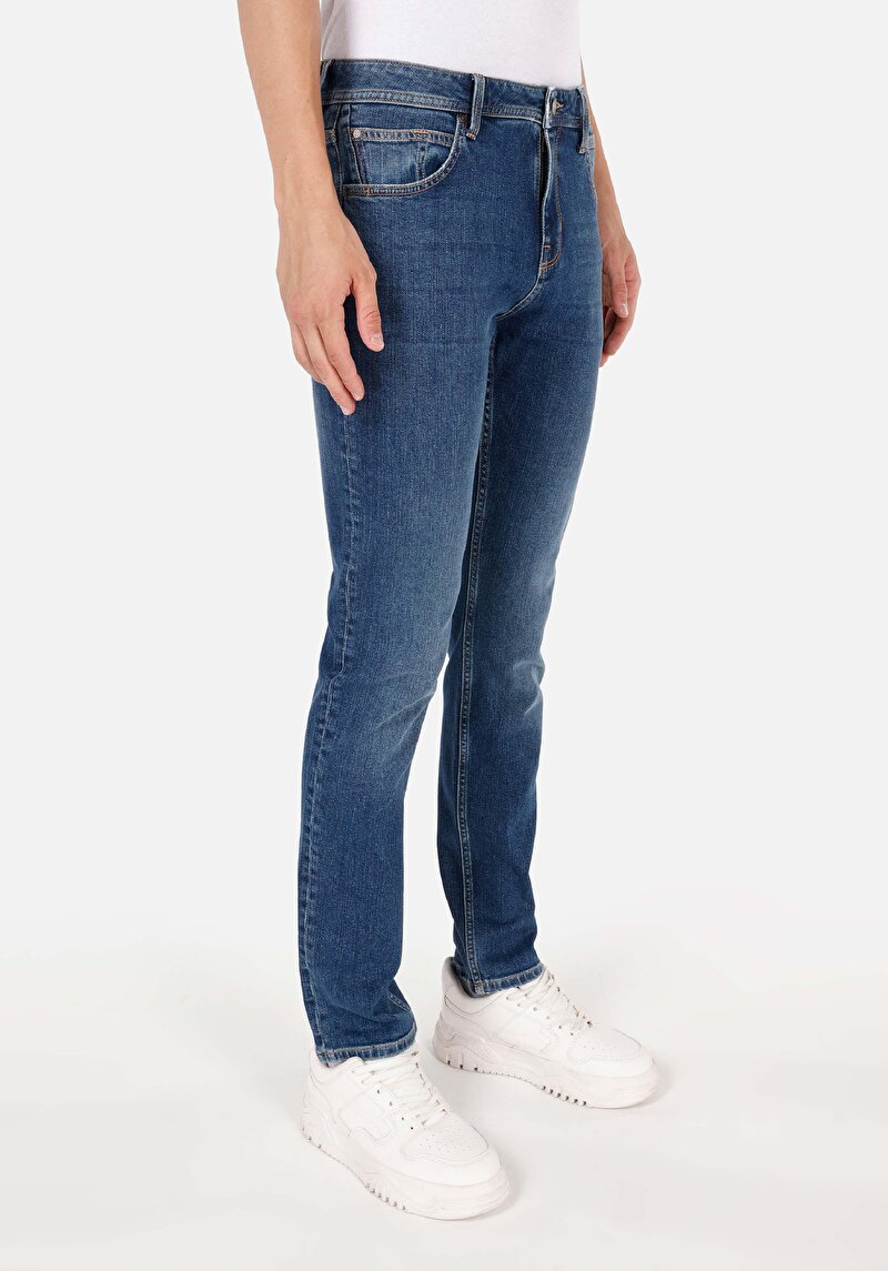 Показати інформацію про 044 Karl Джинси Чоловічі Блакитні Прямого Крою Cl1071670