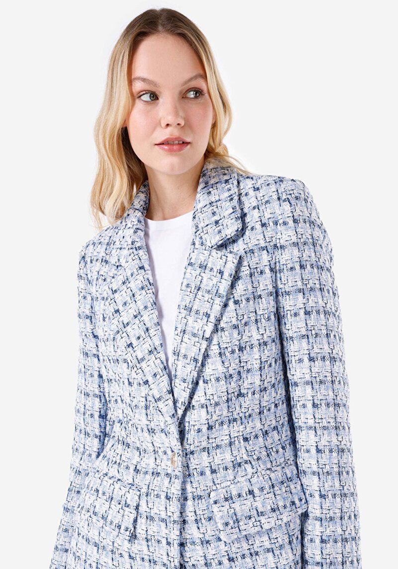 Показати інформацію про Піджак Жіночий Блакитний  Cl1067158