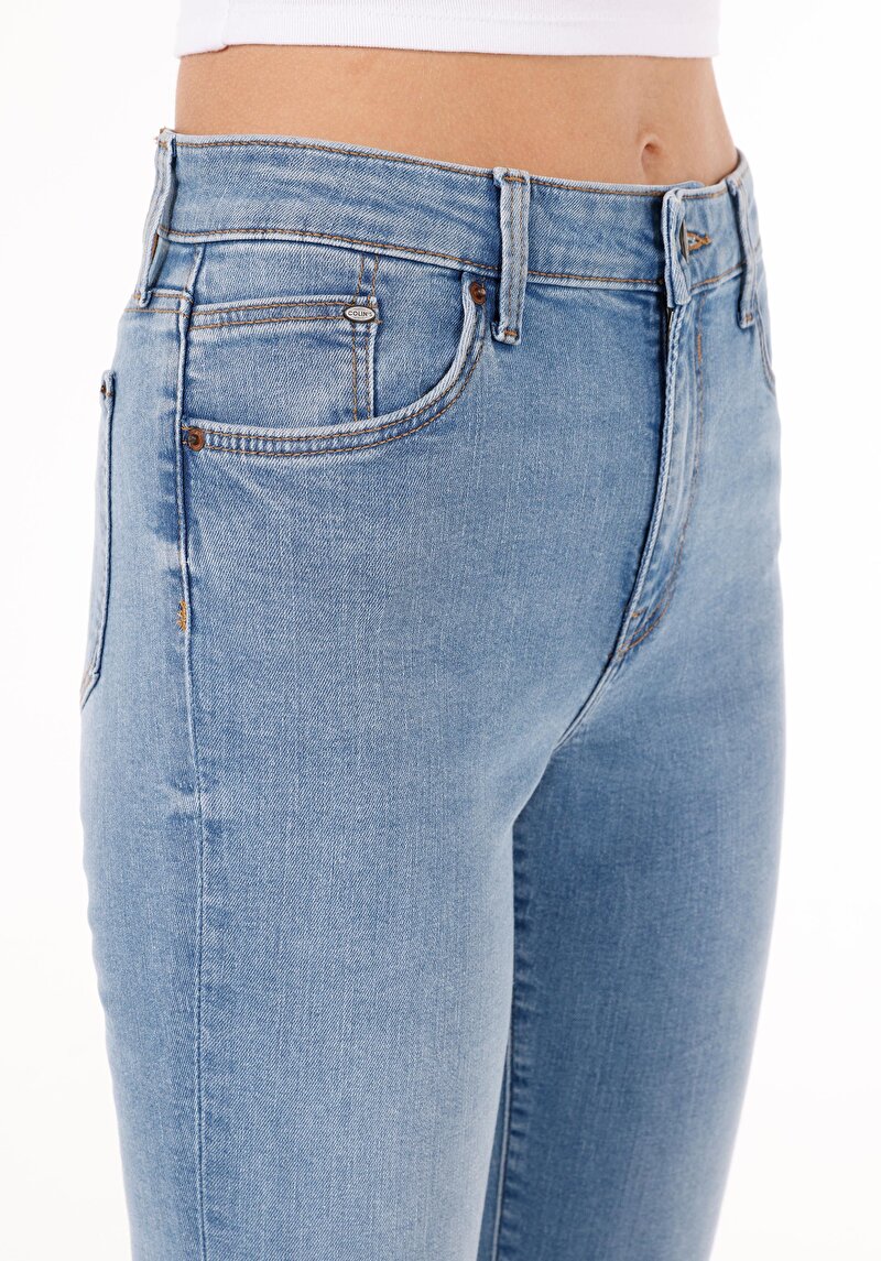 Показати інформацію про 772 Lonna Джинси Жіночі Блакитні Вузького Крою Cl1071674