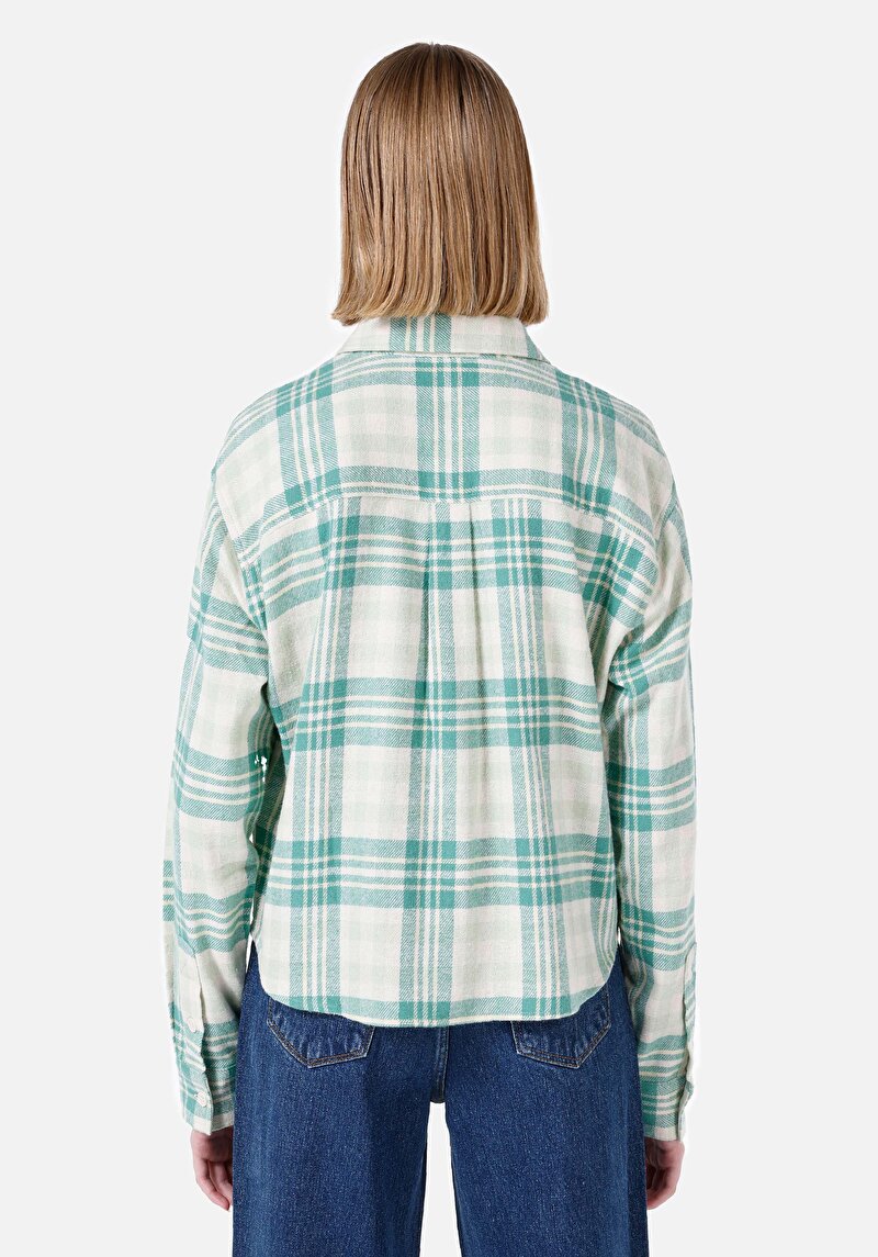 Показати інформацію про Сорочка З Довгим Рукавом Жіноча Зелена  Cl1067160