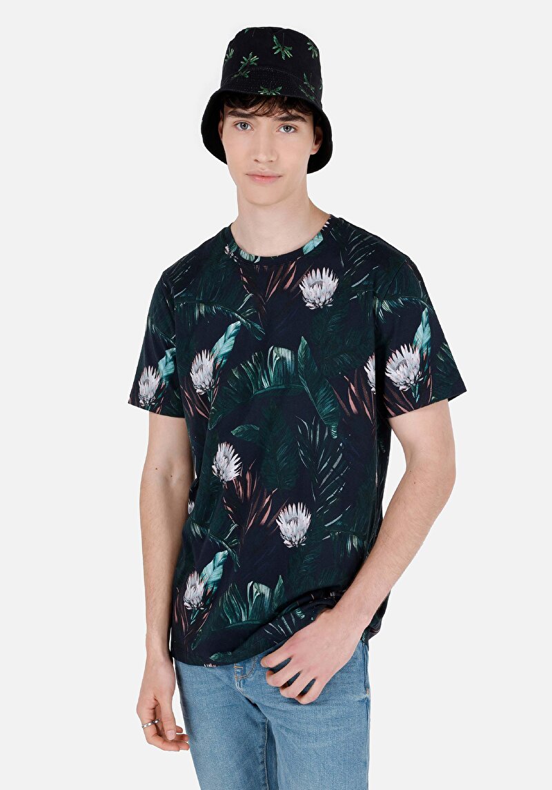 Зображення Футболка З Коротким Рукавом Чоловіча Зелена  Cl1068851