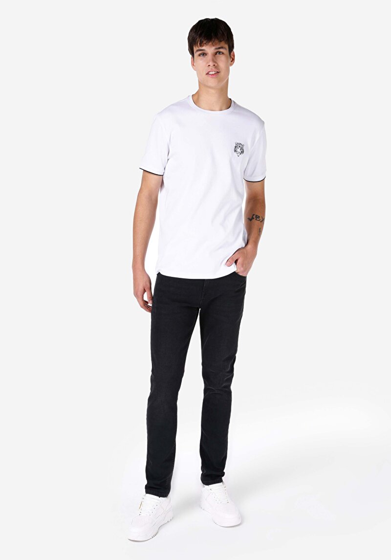 Показати інформацію про 035 Ryan Джинси Чоловічі Чорні  Cl1067168