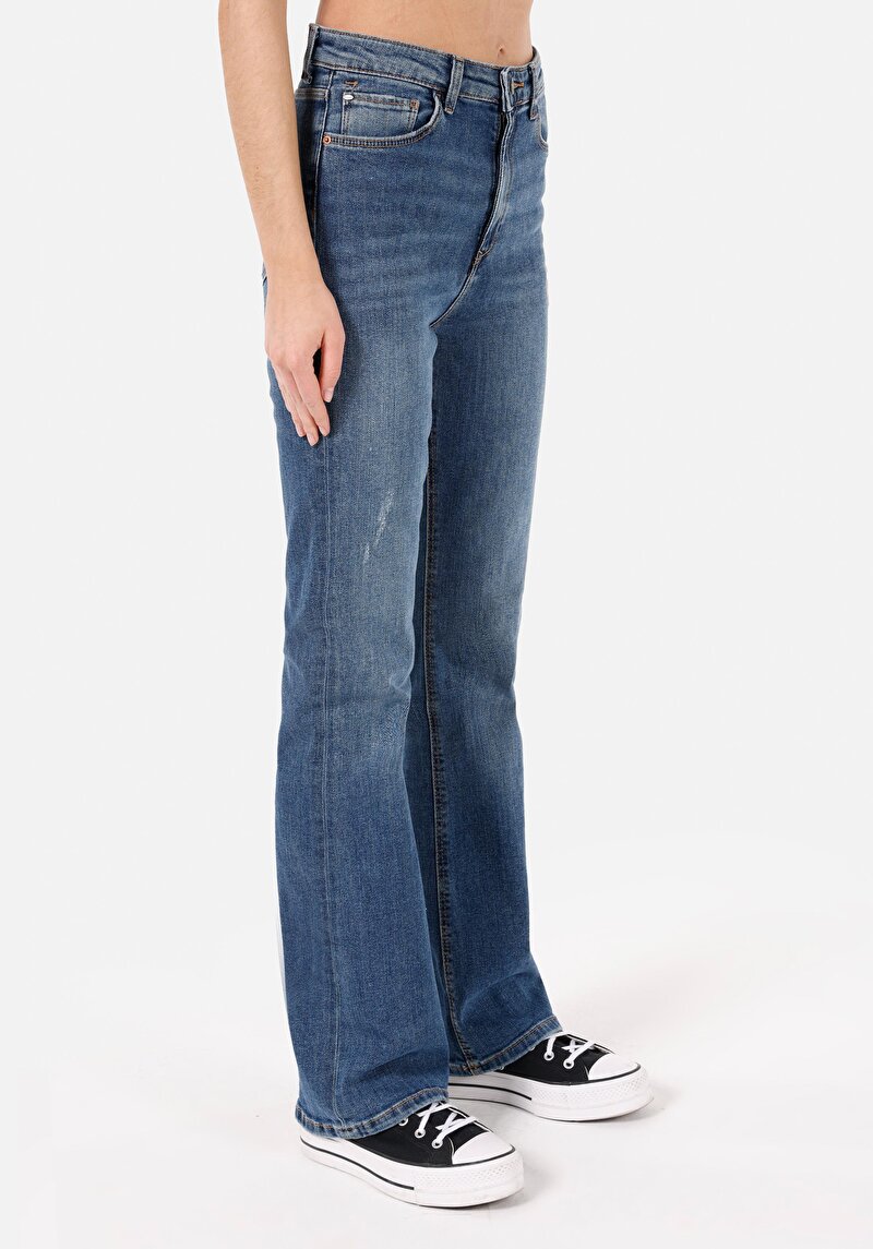 Зображення 791 Monica Джинси Жіночі Блакитні Класичного Крою Cl1071677