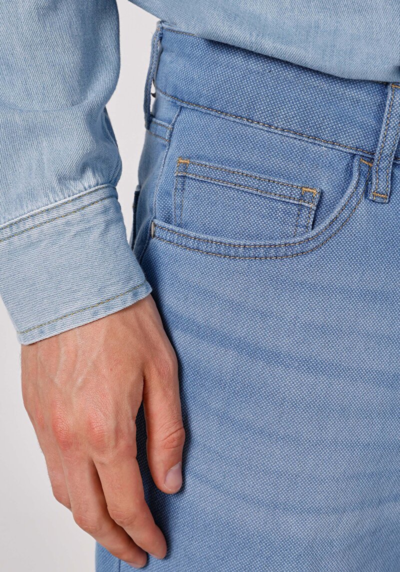 Показати інформацію про Шорти Чоловічі Блакитні  Cl1062639