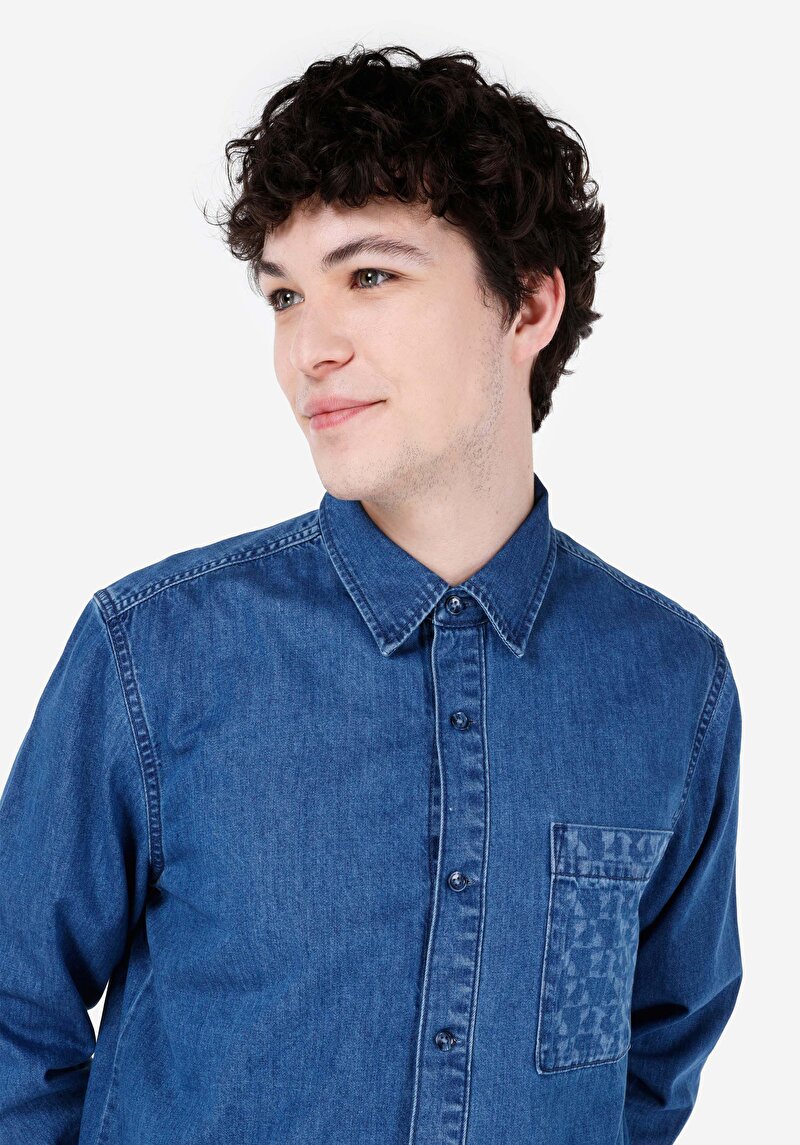 Зображення 021 Joel Сорочка З Довгим Рукавом Чоловіча Блакитна Cl1068558