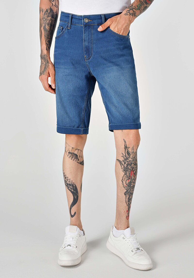 Показати інформацію про Шорти Чоловічі Сині  Cl1062639