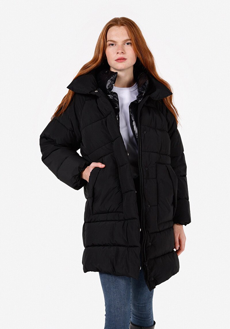 Зображення Пальто Жіноче Чорне  Cl1070991
