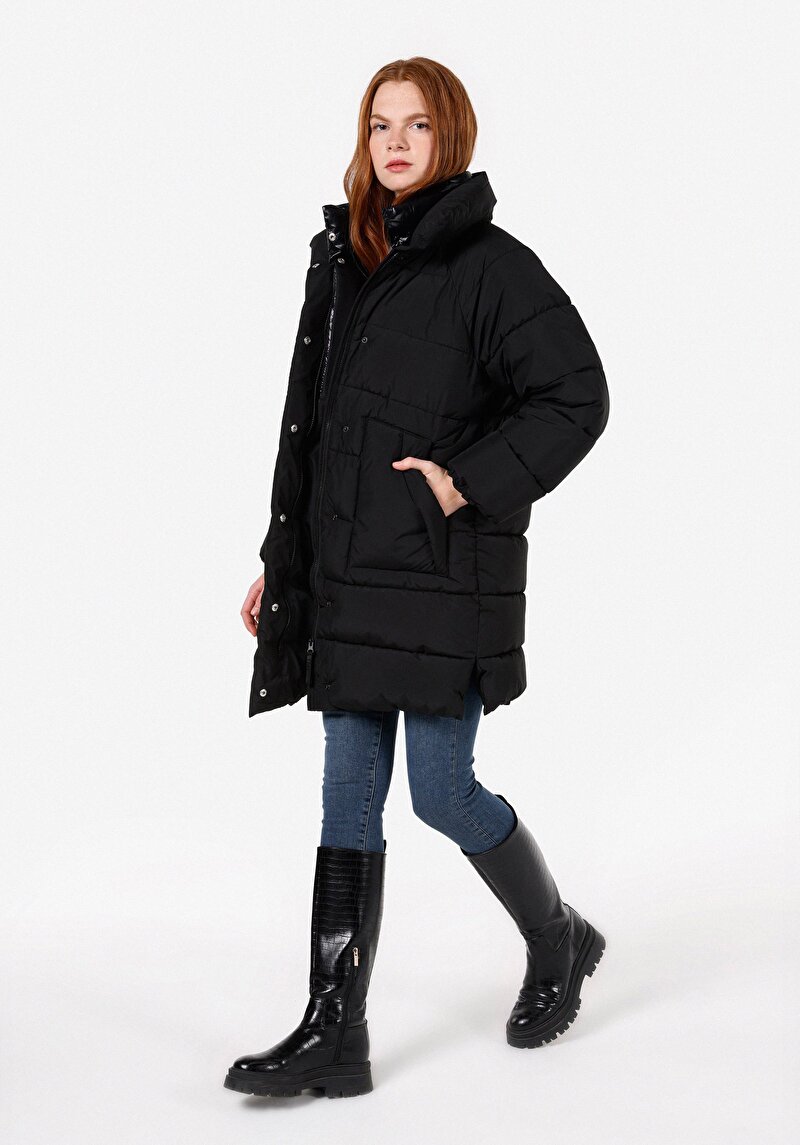 Показати інформацію про Пальто Жіноче Чорне  Cl1070991