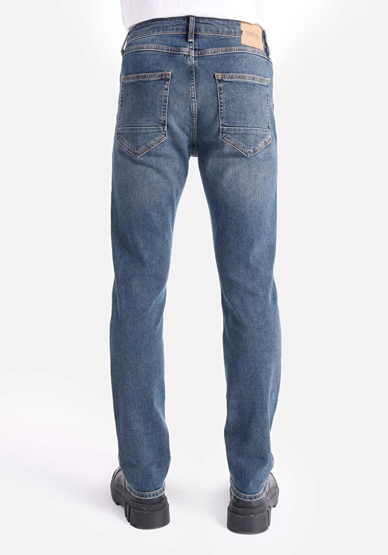 Показати інформацію про 045 David Джинси Чоловічі Блакитні Класичного Крою Cl1065540