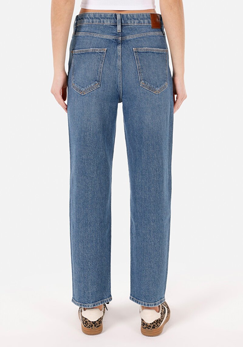 Зображення 884 Lauren Джинси Жіночі Блакитні Прямого Крою Cl1071679
