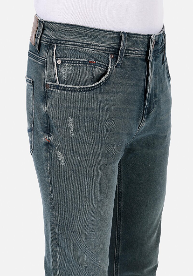 Показати інформацію про 044 Karl Джинси Чоловічі Блакитні Прямого Крою Cl1071286