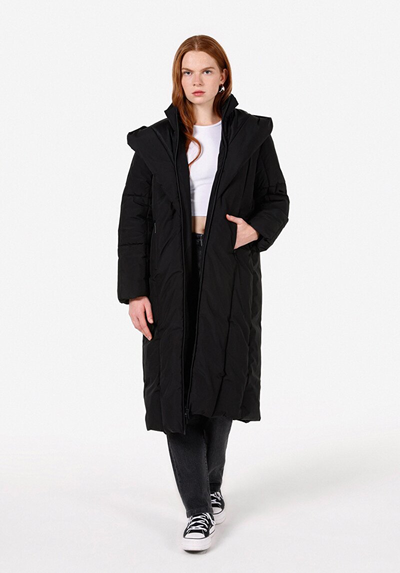 Зображення Пальто Жіноче Чорне  Cl1070992