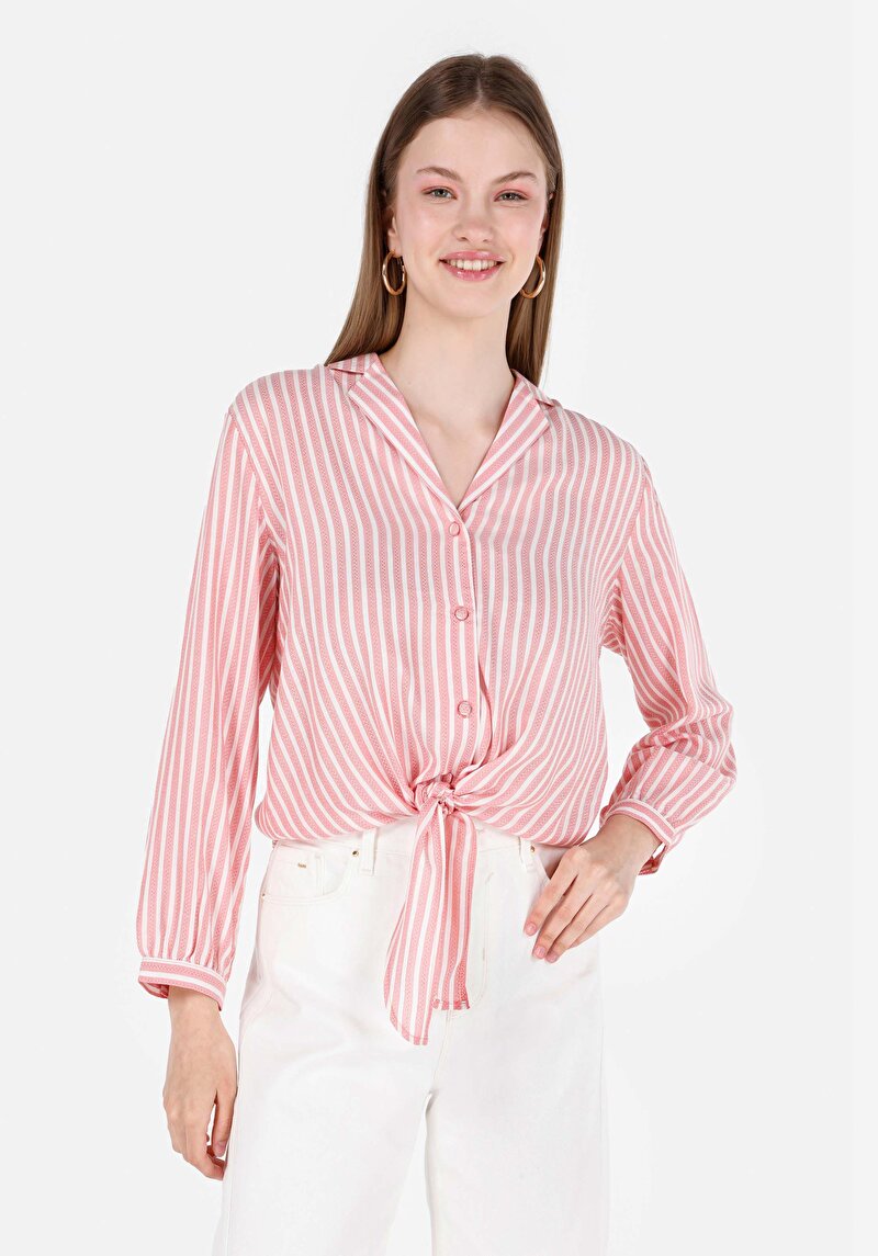 Зображення Сорочка З Довгим Рукавом Жіноча Червона  Cl1068905